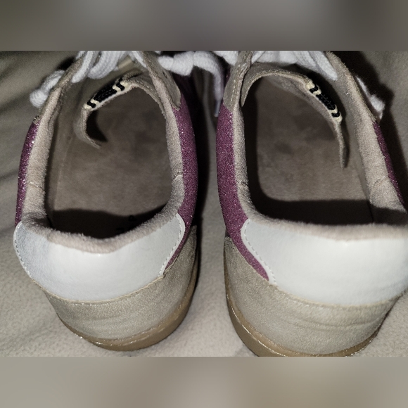 ShuShop Piera Pink Glitter Sneakers Retro-inspired Low-top White Star 8.5 NWOT - Picture 10 of 10